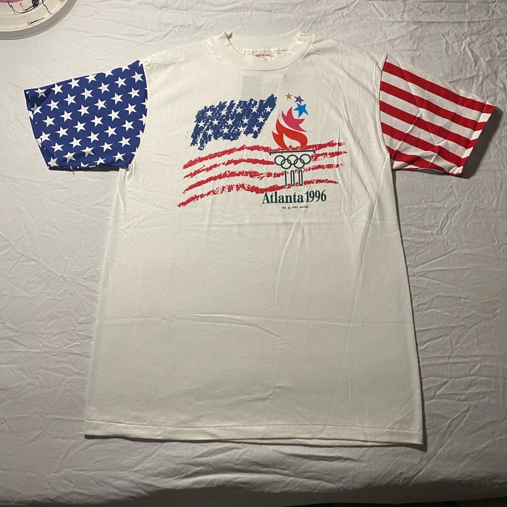 Vintage 90s single stitch Atlanta 1996 Olympics t shirt